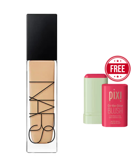 Authentic Natural Radiant Foundation with Free Pixi Blusher Gift (₹1950 Value)